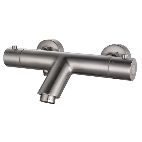 Xellanz Rio robinet de baignoire thermostatique 15 cm acier brossé SW6581