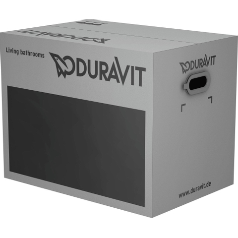 Duravit D-code - D-Code - PACK - hangtoilet - afmeting pack 570 x 400 x 445 mm - met wc-zitting - softclose - wit hoogglans SW85521