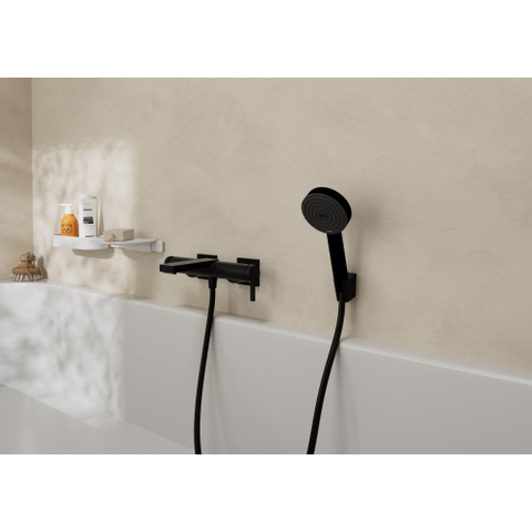 Hansgrohe Pulsify select s - handdouche 10.5cm - 3jet relaxation - ecosmart - mat zwart SW651063