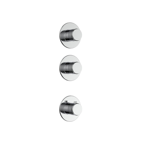 Uniforma inbouw regendouche – thermostatisch – Ø32 cm hoofddouche met waterval – zonder handdouche – chroom SW1577865