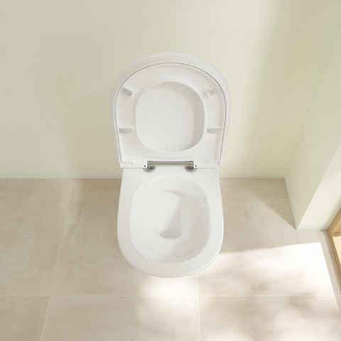 Villeroy & Boch Vicare wandcloset directflush - diepspoel - met greep glans - White Alpine (glans wit) SW490029