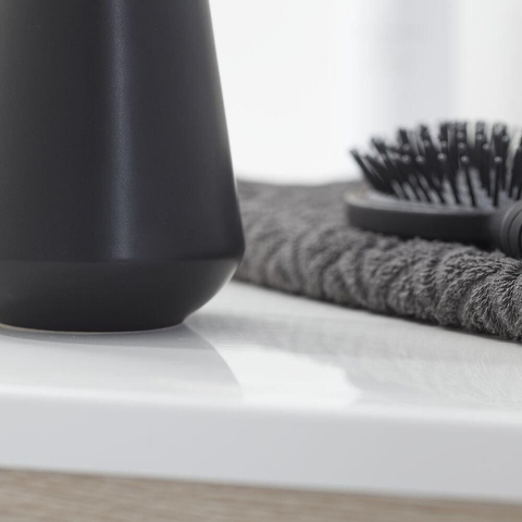 Sealskin Conical Distributeur de savon Porcelaine Noir SW94586