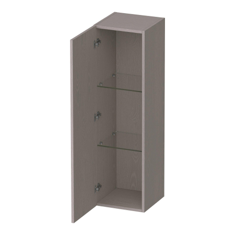 BRAUER Trust badkamerkast - 120x35x35cm - excl. opbouwgreep met 1 deur links- of rechtsdraaiend Timber Greige SW1203939