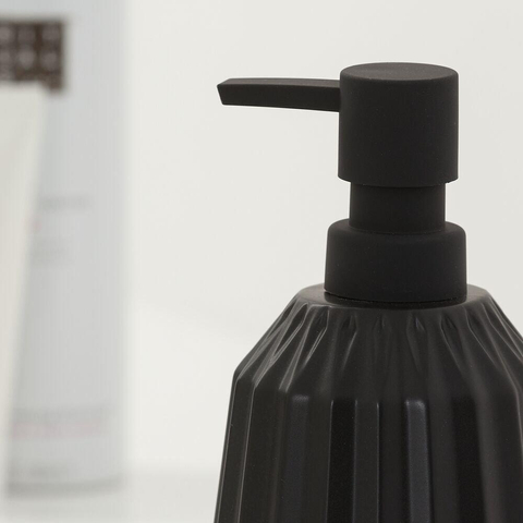 Sealskin Arte Distributeur de savon Céramique Noir SW207157