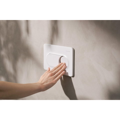 Hansgrohe IFrame Original S Drukplaatvoor - dualflush - mat wit SW1413495