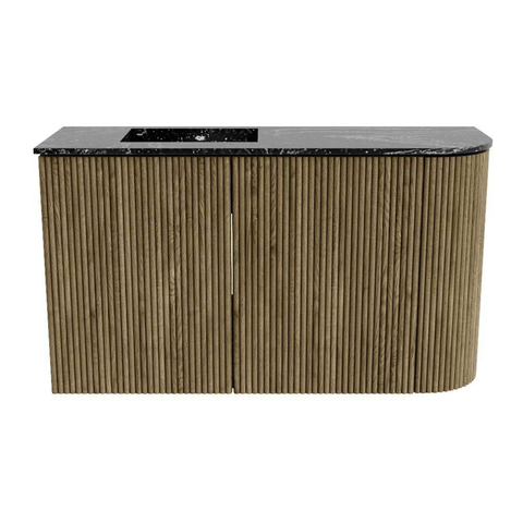 Mondiaz JOYA-DLUX 71.6cm toiletmeubel - ronding rechts kleur Dusk - Wastafel FAYE positie Links Zonder kraangat kleur Lava. SW1423244