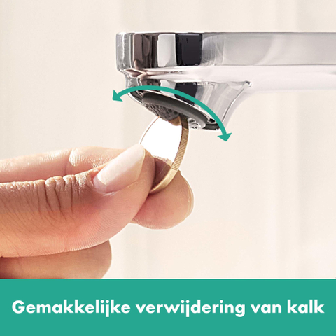 Hansgrohe Rebris s Eengreeps wastafelmengkraan - 80 - coolstart - zonder afvoer - hoogglans chroom SW796592