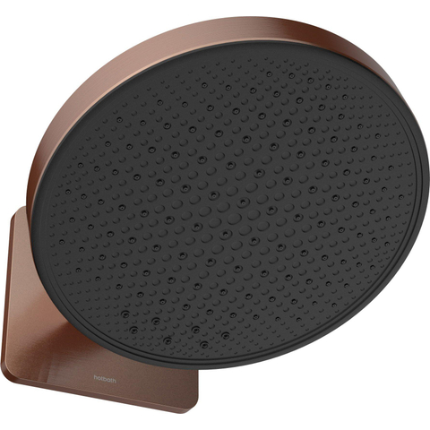 Hotbath &MORE Hoofddouche - 30cm - inbouw - rond - met box - 2 functies - PVD - geborsteld koper SW1245570