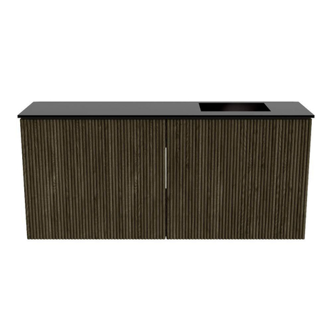 Mondiaz JOYA 90cm meuble de salle de bains - couleur Shadow - Vasque FAYE position Droite Sans trou de robinet couleur Urban SW1421493