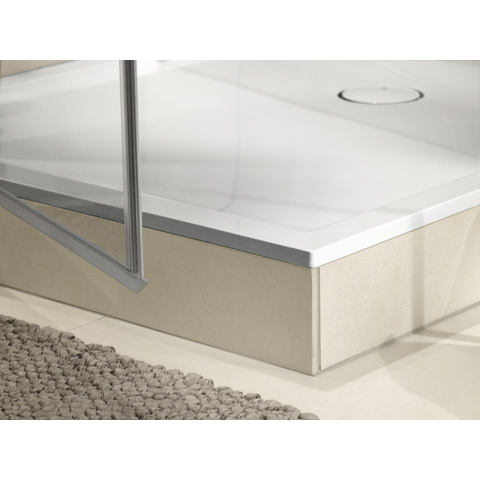 Villeroy & Boch Futurion Flat douchebak - 140x90x2.5cm quaryl - White Alpine (glans wit) 0949971
