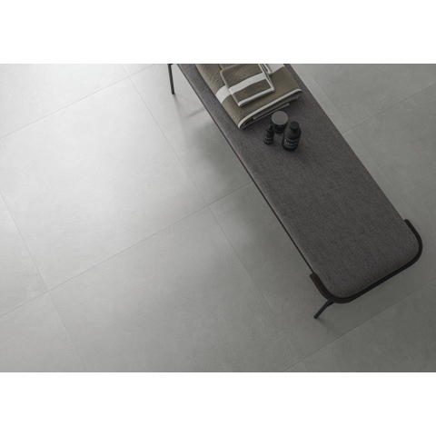 ÉCHANTILLON Terravito Evarno carreau mural et de sol - 75x75cm - rectifié - White mat (blanc) SW1131087