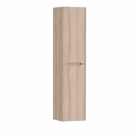 H&R badmeubelen Juice Hoge Kast - 40x35x170cm - met ronde hoeken - 2 deuren - linksdraaiend - rockford oak SW875790