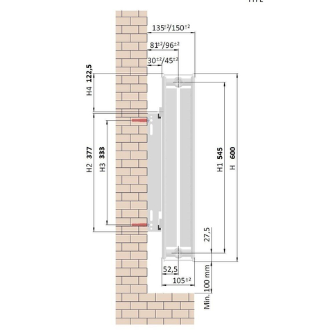 Plieger radiateur panneau compact type 22 600x400mm 702W blanc 7340465