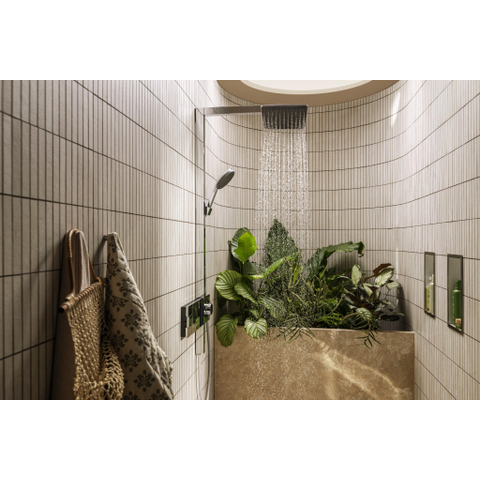 Hansgrohe Raindance Alive Q - showerpipe - 210/340 2jet - ecosmart - thermostatische - thermostaat - hoogglans chroom SW1387820