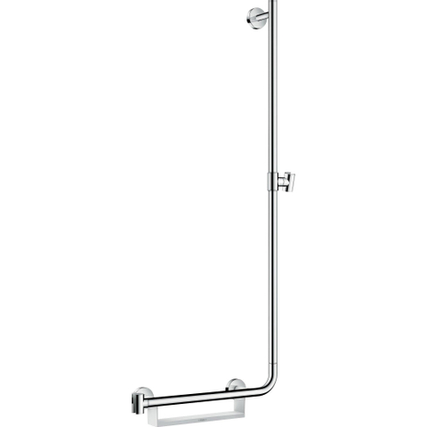 Hansgrohe Unica - glijstang Comfort - 110 cm rechts chroom/w - wit chroom SW66577