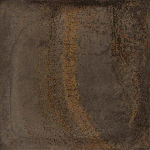 ÉCHANTILLON Ceralto Metalux Carrelage de sol et de mur 20x20cm 8.5mm R10 grès cérame Oxide Bronze SW911887