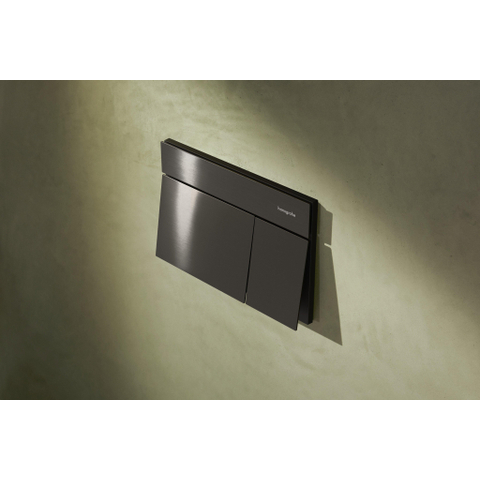 Hansgrohe IFrame Element E Drukplaatvoor - dualflush - zwart chroom SW1408358