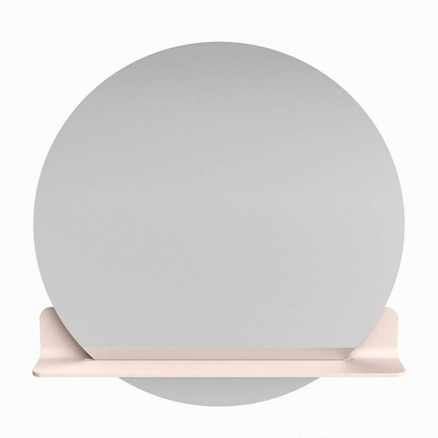 Mondiaz SPOT miroir – Ø 80 cm – avec tablette – Rosee (rose) SW1235593
