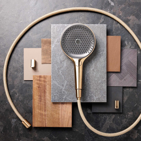 Hansgrohe Designflex Doucheslang textiel - 200 cm - goud SW918239