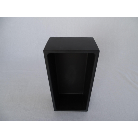 Crosstone by arcqua solid alcove niche encastrée 30x15x10cm surface solide noir mat destockage OUT9912