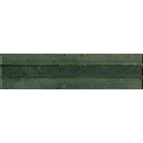 Ceralto Pavero Urban Wandtegel - 6x24cm - 13.5mm - Oliva - restpartij 4 dozen - OUTLET UDEN STORE44309