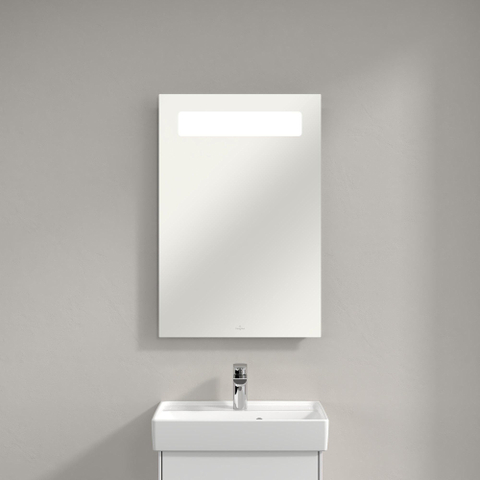 Villeroy & Boch More To See spiegel met geïntegreerde LED verlichting horizontaal 3 voudig dimbaar 50x75x4.7cm 1024964