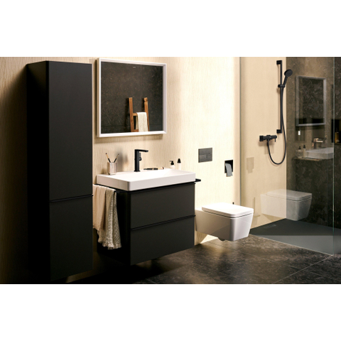 Hansgrohe Pulsify select s - select glijstangset - 3jet Relaxation - ecosmart - 10.5cm - met glijstang 90 cm - mat zwart SW651027