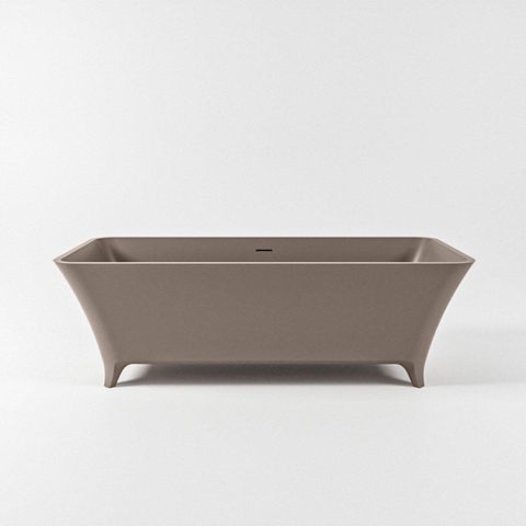 MONDIAZ LUNDY Baignoire îlot - 170x75cm - Smoke SW491593