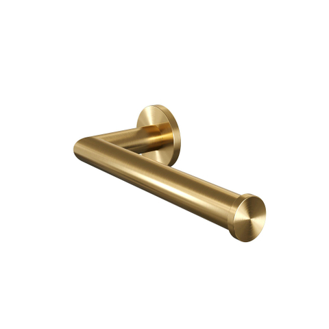 Brauer Gold Edition Toilet Accessoireset 2-delig PVD geborsteld goud: Toiletborstelhouder en Toiletrolhouder SHOWROOMMODEL SHOW27091
