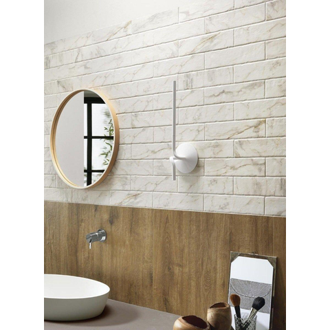 Ceralto Merano Luxe Wandtegel - 40x120cm - 6.0mm - Calacatta SW93736