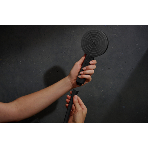 Hansgrohe Pulsify select s Douchesysteem - 105 - 3jet Relaxation - ecosmart - met Element en glijstang 65 cm - thermostaat - mat zwart SW1186277