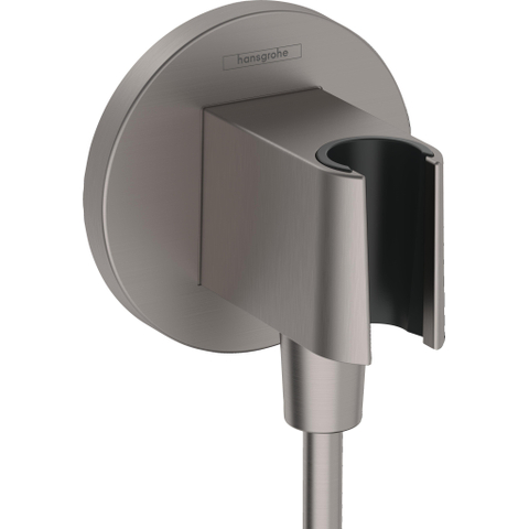 Hansgrohe Fixfit s - handdouchehouder + aansluitbocht Brushed Black chr - geborsteld zwart chroom (antraciet) SW773882