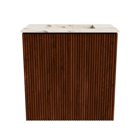 Mondiaz JOYA-DLUX 40cm toiletmeubel - kleur Ruby - Wastafel FAYE positie Midden Zonder kraangat kleur Nata. SW1425412