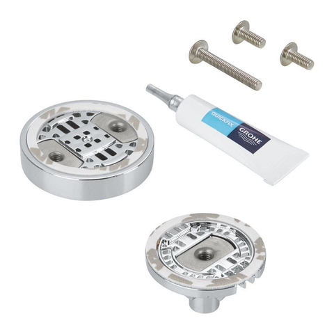 Grohe QuickGlue - 1 lijmset voor wandhouders - 2 discs SW924886