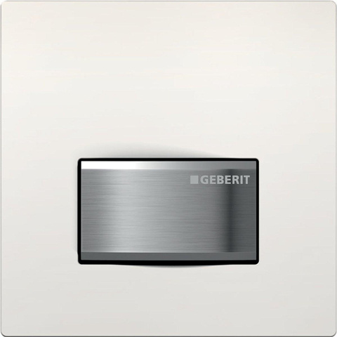 Geberit type 50 plaque de commande pour urinoir - pneumatique - boutons rectangulaires - blanc alpin 0730015