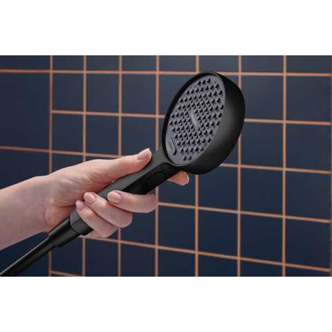 Hansgrohe Activera Select S douchette - 9.5cm - rond - 2 jets - EcoSmart - noir mat SW1388840