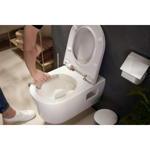 Hansgrohe EluPura Original S WC suspendu 54x36cm - sans rebord - AquaChannel Flush - céramique - blanc brillant SW1164937
