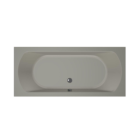 Xenz Lagoon Duobad - 180x80x53 - afvoer Midden - acryl - cement SHOWROOMMODEL SHOW26647