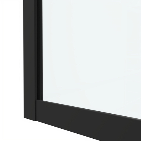 Marenza Casus Douchecabine - 100x100x200cm - hoekinstap - helder glas - profiel - mat zwart SW773921