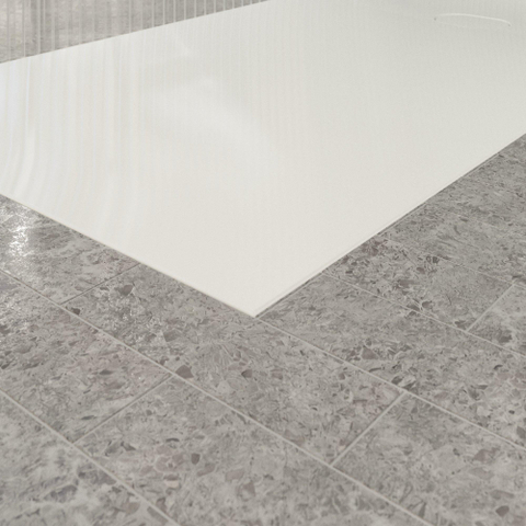 Villeroy & Boch Ecora douchebak - 180x90x4.5cm - afvoer korte zijde - white alpine (wit) SW1558979