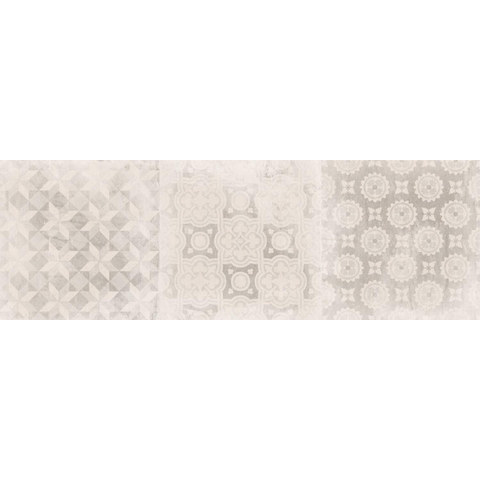 Cifre Ceramica wandtegel - 40x120cm - Rechthoek - 11mm - gerectificeerd - Betonlook - Decor Ivory SW159353