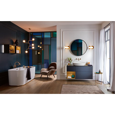 Villeroy & Boch Artis opzetwastafel ovaal - 61x41x12.5cm CeramicPlus - zonder kraangat - zonder overloop - Stone White (mat wit) SW209529