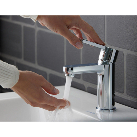 Duravit B.2 Wastafelmengkraan - met waste - s-size - hoogglans chroom SW420710