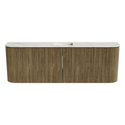 Mondiaz JOYA-DLUX meuble WC 123,2 cm - arrondi à gauche et à droite couleur Dusk - lavabo FAYE position centrale 1 trou de robinet couleur Ostra. SW1423441
