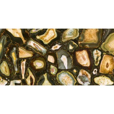 Ceralto Vespera Slate Carrelage de sol - 60x120cm - 6.0mm - rectifié - Juniper gold SW1446186