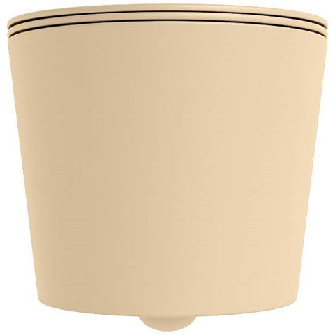 Mondiaz LAVIE hangtoilet – spoelrandloos – 36 x 53 cm – met softclose zitting – Sand (beige) SW1245313