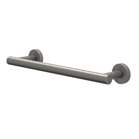 IVY Barre d'appui de bain - 30cm - simple - métal noir brossé PVD SW1031328