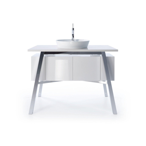 Duravit Cape cod Waskom rond - met 1 kraangat - zonder overloop - diameter 48cm - glans wit 0293442