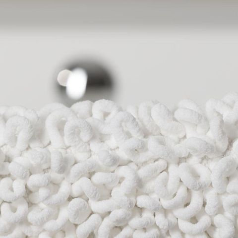 Sealskin Twist Tapis de bain Polyester 60x90 cm Blanc SW94552