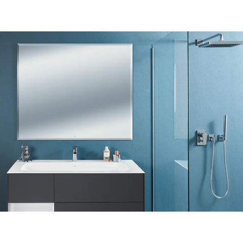 Villeroy & Boch Finion Lavabo à poser sur meuble - 1200 x 500 x 160 mm - Blanc Alpin CeramicPlus - avec trop-plein dissimulé - non poli SW106538